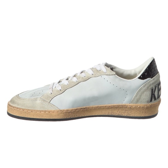 Golden Goose Men’s Ball Star Sneaker, White black Cocco NIB Auth - Picture 5 of 6